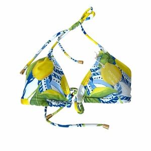 Kenny Flowers Positano Triangle Bikini Top M